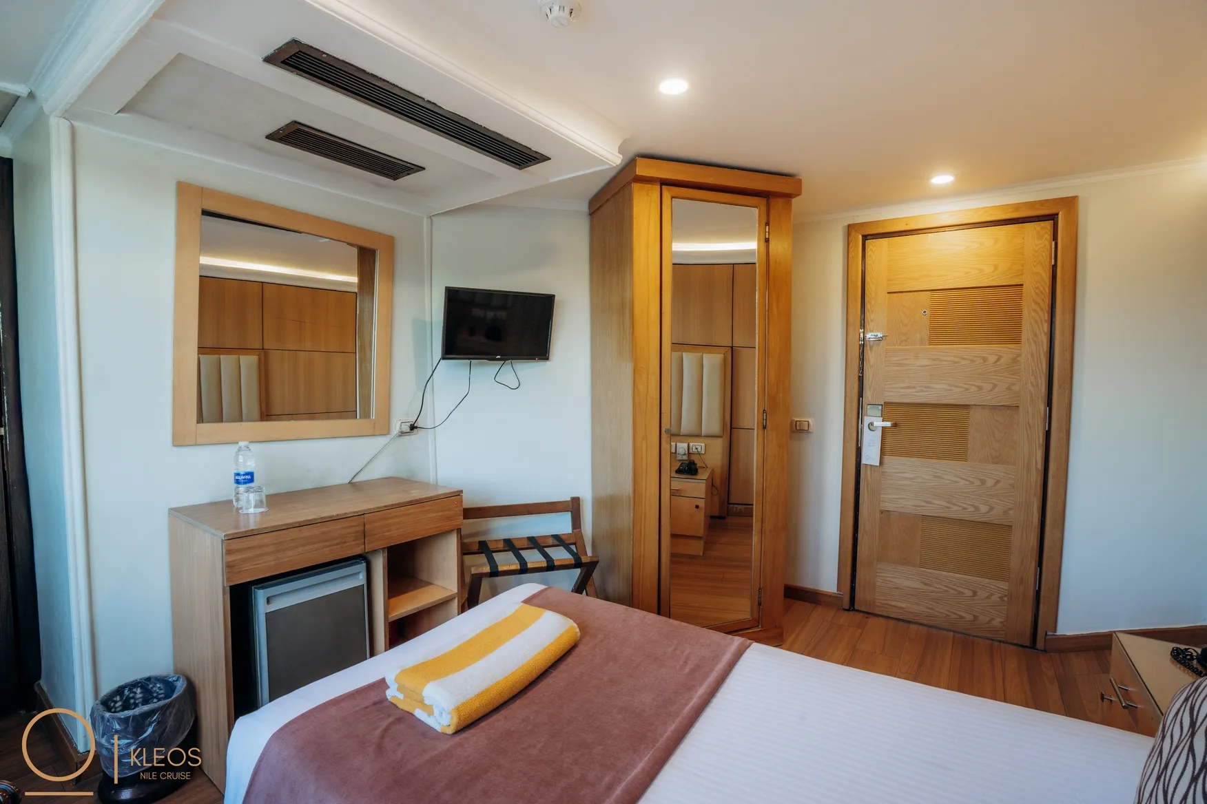 Cabin aboard the MS Kleos Nile Cruise Nile cruise